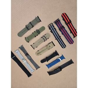 Apple Watch SE 44mm Watch Bands & Cases 13 Lot